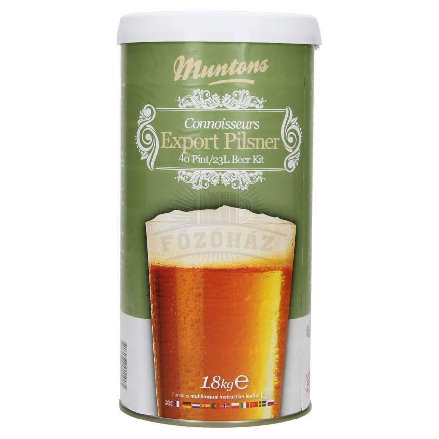 Sörsűrítmény házi sörhöz MUNTONS EXPORT PILSNER 1,8 kg 1